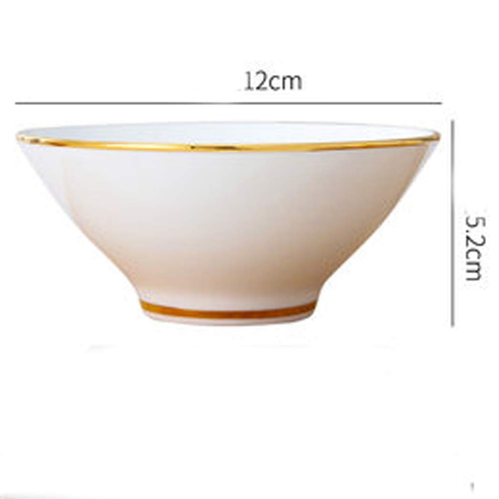 Bol en céramique ， Bols Bol Bol À Riz Bol en Céramique Maison Bone China Simple Chinois Manger Bol Peint À La Main Phnom Bol Bols À Riz
