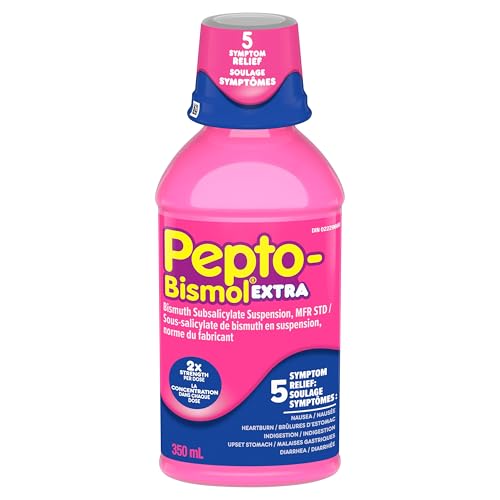 Pepto Bismol Extra Strength Liquid, 2X Concentrated Formula, Upse...