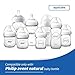 Straw Cup Soft Spout Conversion Kit for Philips Avent Natural Baby Bottle, Bottle Handles and Weighted Straw （4 Pack）