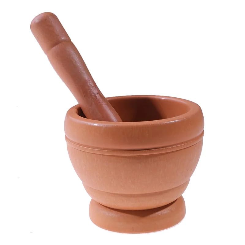 Pestle and Mortar Spice Crusher Bowl Mortar Pepper Crusher Herbs Grinder Garlic Mixing Bowl