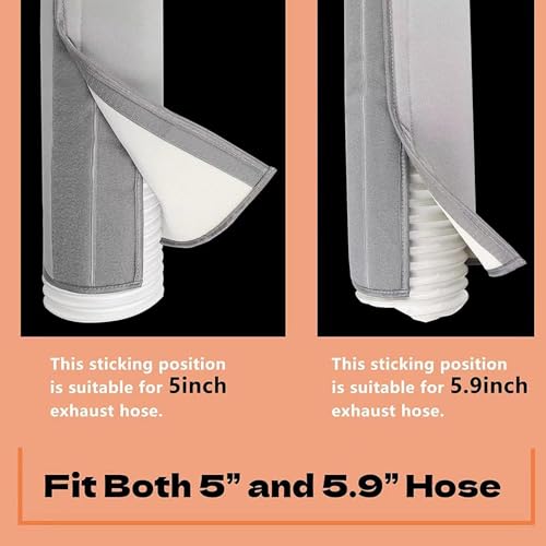 Manchon isolant pour flexible climatisation en tissu technique isolant - 6