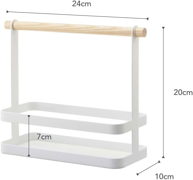 YAMAZAKI Home Tosca Spice Rack - Steel + Wood