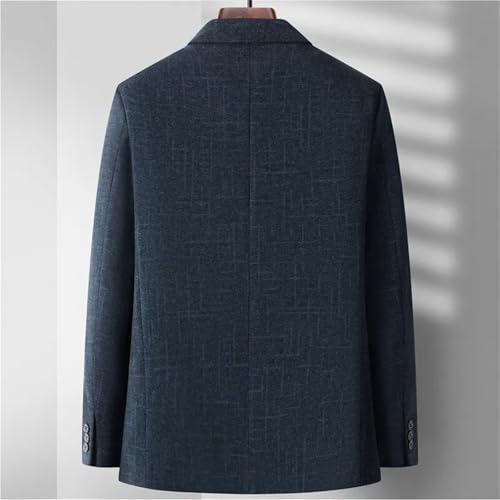 Man Blazerss Fashionable Business Dinner Slim Fitting Gentleman's Striped Single Breasted Coat3