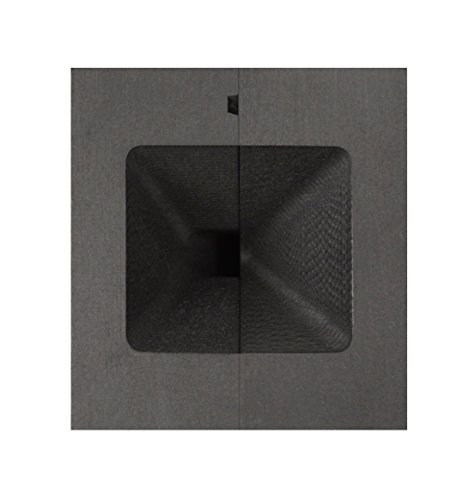 1 Troy Ounce Gold Rectangular Two Part Split Graphite Ingot Mold Precious Metal Casting Melting - Thumbnail 2