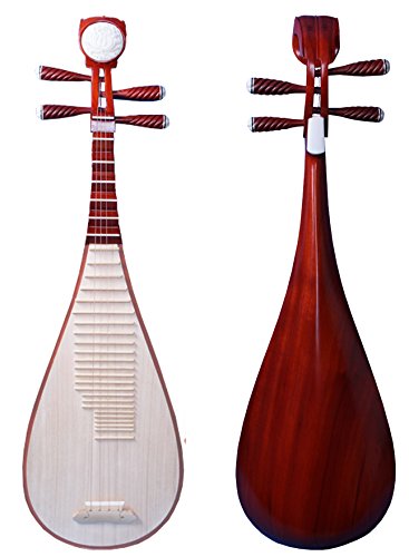 OrientalMusicSanctuary Scented Rosewood Pipa 花梨清水琵琶 - Chinese Lute BIWA for Performers