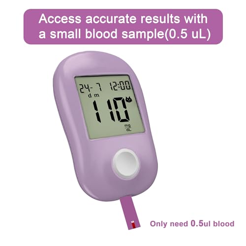Pet Blood Glucose Monitoring Kit for Dogs, Cats, Rats & Rabbits, Continuous Glucose Monitoring System, Pets Blood Sugar Test kit for Diabetic Dogs Cats Rats Rabbits in Clinic Home - Thumbnail 4