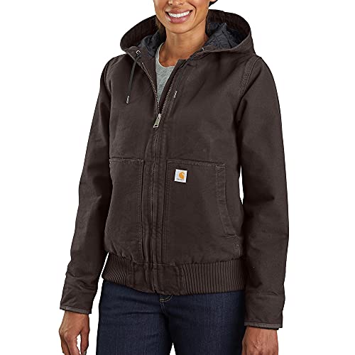 Carhartt Women's Active Jacket Wj130 (Regular And Plus Sizes), Dark Brown, Xx-Large #TOP17