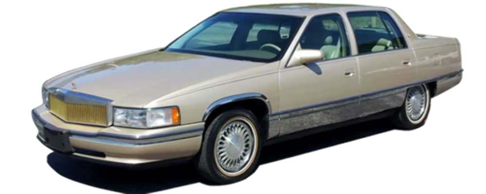 is Compatible with 1994-1999 Cadillac DeVille 4 Piece Stainless Pillar Post Trim PP37245