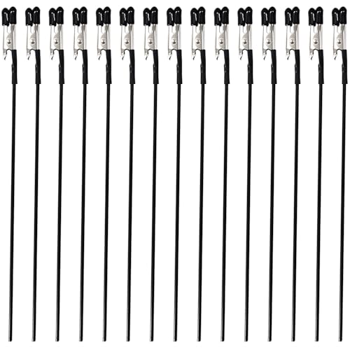 Surf turtle 15 PCS Alligator Clip Sticks with Rubber Tips Modeling Tools for Hobby Modeling DIY Card Photo Memo for Airbrush Hobby Model Parts