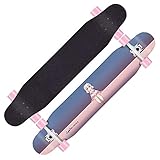 ● Ruedas: Tamaño grande 70 mm x 51 mm, rueda mate de alta elasticidad, buen agarre, alta resistencia al desgaste, buena estabilidad, ofrece un mejor equilibrio durante el descenso a alta velocidad.