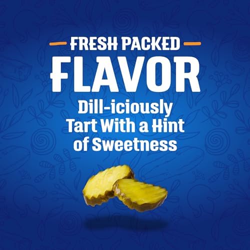 Vlasic Zesty Bread and Butter Pickle Chips, Keto Friendly, 24 FL OZ