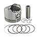 Road Passion 2UJ-11638-00-00 Engine Piston and Piston Rings Pin Clips Kit Replacement for Yamaha XV 250 XC 125 XV250 1988-2018 XC125 Cygnus 1990-1993 50M-11610-40-00 (Oversize+25 49.25mm; 1 Set)
