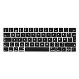 Batianda Swedish Waterproof Ultrathin Silicone Keyboard Cover Skin for Newest MacBook Pro 13 15 inch