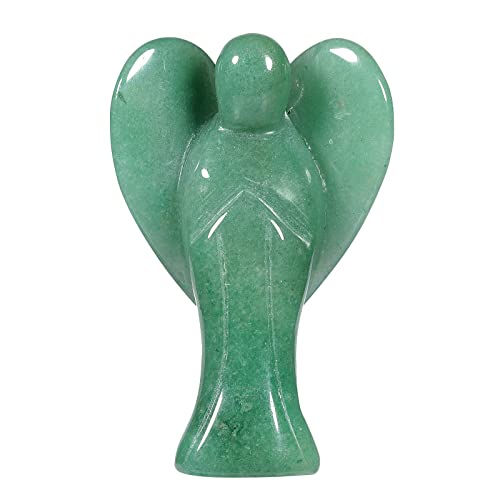 KYEYGWO Amethyst Edelstein Engel Figuren, Heilung Kristall Schutzengel...