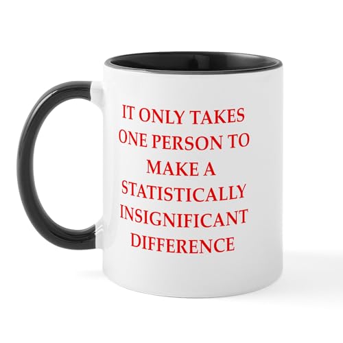 CafePress Statistics Joke Mug 11 oz (325 ml) Ceramic Coffee Mug