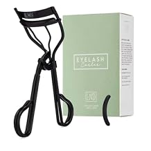 Lash Next Door Professional Eyelash Curler - Instant Long Lasting Curl, Lifts & Shapes - No Pinching or Creasing. Includes Replacement Pad in Black