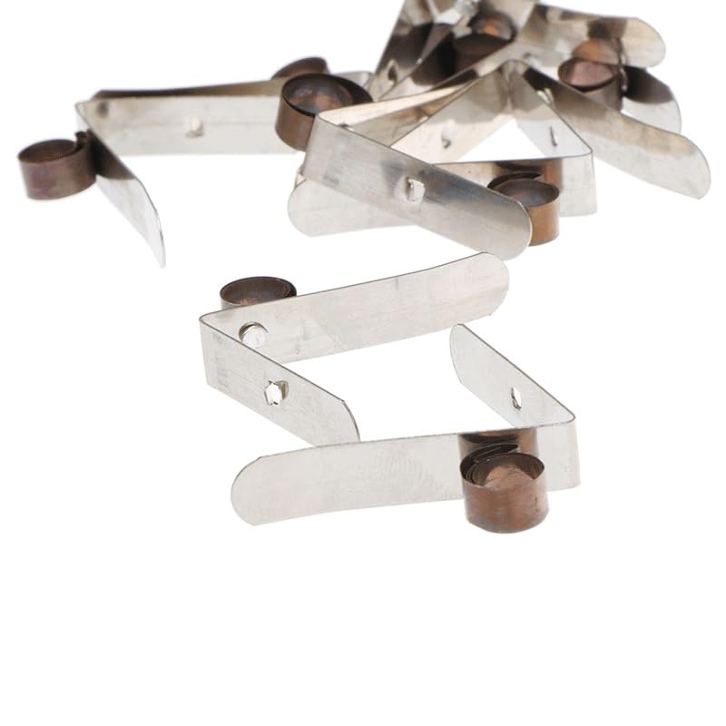 10Pcs Stainless Steel Carbon Brush Holder 7mm Diameter Spring Clip Assemblies for Factory and Workshop Use