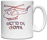 Céramique. Atprints Get To da Choppa Funny One Liner Slogan Tasse en céramique imprimée