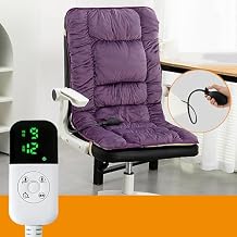 Heated Seat Cushion, Office Chair Heating Pad, 9 Temperature Levels, 112 H Timing, Heated Chair Pad, Seat Warmer, Heated Seat PadPurple,50x110cm/20x43in