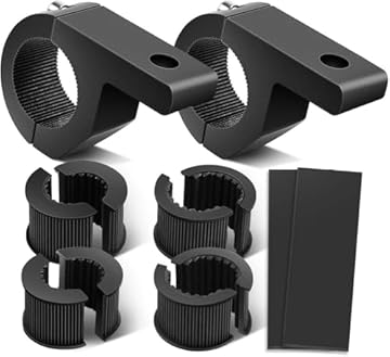 motorcycle crash bar light mounts