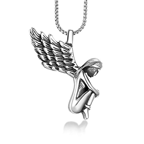 Collar de ángel caído detallado con acabados premium de moda 2