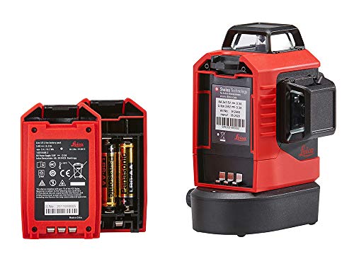 Leica Lino L6R: Nivel láser de línea de 3x360 grados con batería Li-Ion, cargador, adaptador magnético innovador y soporte para pared en una carcasa (láser rojo, alcance de trabajo: 25 m) - imagen 6