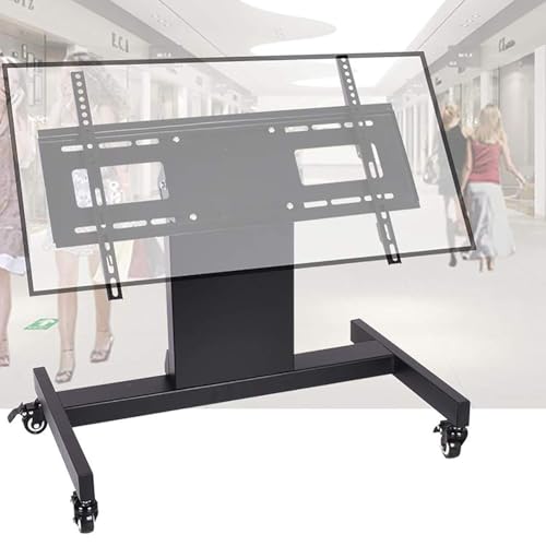Soporte móvil para TV 32-65 pulg, negro, con ruedas miniatura 2