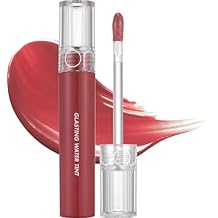 [rom&nd] Glasting Water Tint 8 colors | Vivid color, Glossy Finish, Long-lasting, moisturizing, Highlighting, Natural-beauty Lip for Daily Use, K-beauty 4g/0.14oz No.08 ROSE STREAM