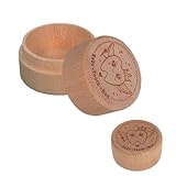 Caja de Dientes,1 pieza,con Estampado Dibujos Animados Caja Guardar Dientes,Madera para Guardar, Recuerdos de Dientes Lindos,Regalo para Niña Niño, como Recordatorio Primer Diente