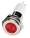 Flat Indicator Light, Red, 120VAC