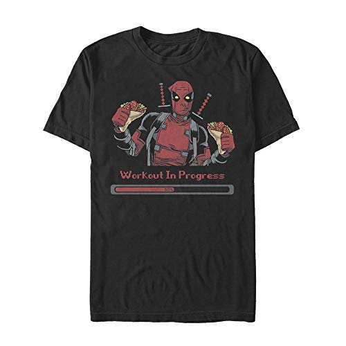 T-shirt Marvel Deadpool Workout homme pour la salle de sport