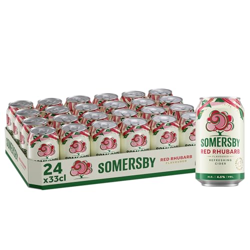 Somersby Red Rhubarb Cider, Dose Einweg (24 x 0.33 L)