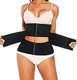 Wizshapor Waist Trainer Corset Shapewear for Women Body Shaper 3 Segmented Hourglass Waist Cincher S