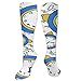 Produktbild NiWCGP Wecker Morgen Socken Sportliche Socken Für Männer Frauen Sport Lange Sockenstrümpfe 50 CM