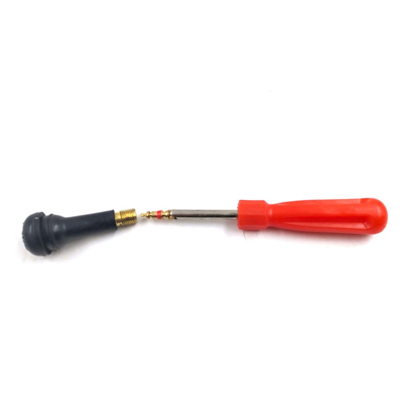 yaoqijie (15pcs/Pack)TR413 TR414 TR415.Snap-in Gomma Della Valvola Dei Pneumatici Snap-in Breve Gomma Nera La Chiave Del Nucleo Della Valvola Nessuna Valvola Interna Della Gomma Disassemblo lasting