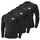 MEETYOO Kompressionsshirt Herren, Funktionsshirt Langarm Fitnessshirt Männer Atmungsaktiv Sportshirt Laufshirt für Laufen Sport Turnhalle
