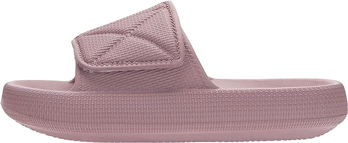 Image of Joomra Slides for Women and Men Adjustable Pillow Slippers Diabetic Sandals | Thick 1.7 inch Cushioned Sole, Deep Heel Cup, Recovery Sandals Ideal for pool, beach, bath, travel, home, Indoor, outdoor