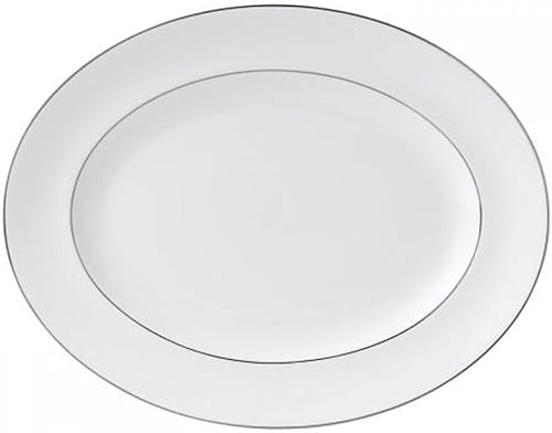 Miniatura 5 de Wedgwood Signet Bone China Platinum Platter azucarera Platino Signet Blanco