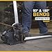 Klutch Rebar Cutting Tool, Rebar Bender Heavy-Duty Steel Cutter with Dual Functions, Rod Bender Metal Bending Tool