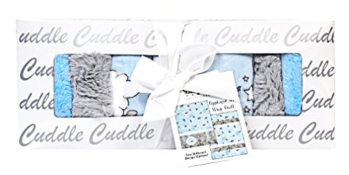 Minky Lullaby Lucky Star Blue Cuddle Kit Quilt Kit Shannon Fabrics