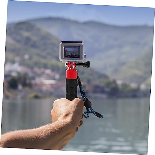 Uonlytech Alças Pretas Alça De Câmera Bastão De Selfie Para Bastão Para Câmera De Ação Bastão De Sel