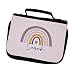 Produktbild Striefchen® Kinder Mädchen Kulturtasche mit Namensaufdruck Regenbogen