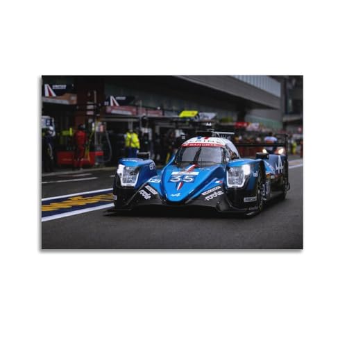 Poster alpin A480 sport automobile OKNGB toile moderne pour chambre 50x75 cm