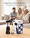Upgraded Manual Ear Wax Removal Kit, 2-in-1 Water Tank Ear Irrigation Flushing System - Ergonomic Effort-Saving Button, One-Hand Operation, Soft Silicone Tips, Safe & Comfortable for Home Use