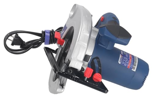 Ręczna piła tarczowa DEDRA mocna 1500 W, brzeszczot do piły tarczowej Ø 185 mm, maks. głębokość cięcia 66 mm, ergonomiczna lekka waga 4,4 kg, softgrip, do drewna i wielu innych