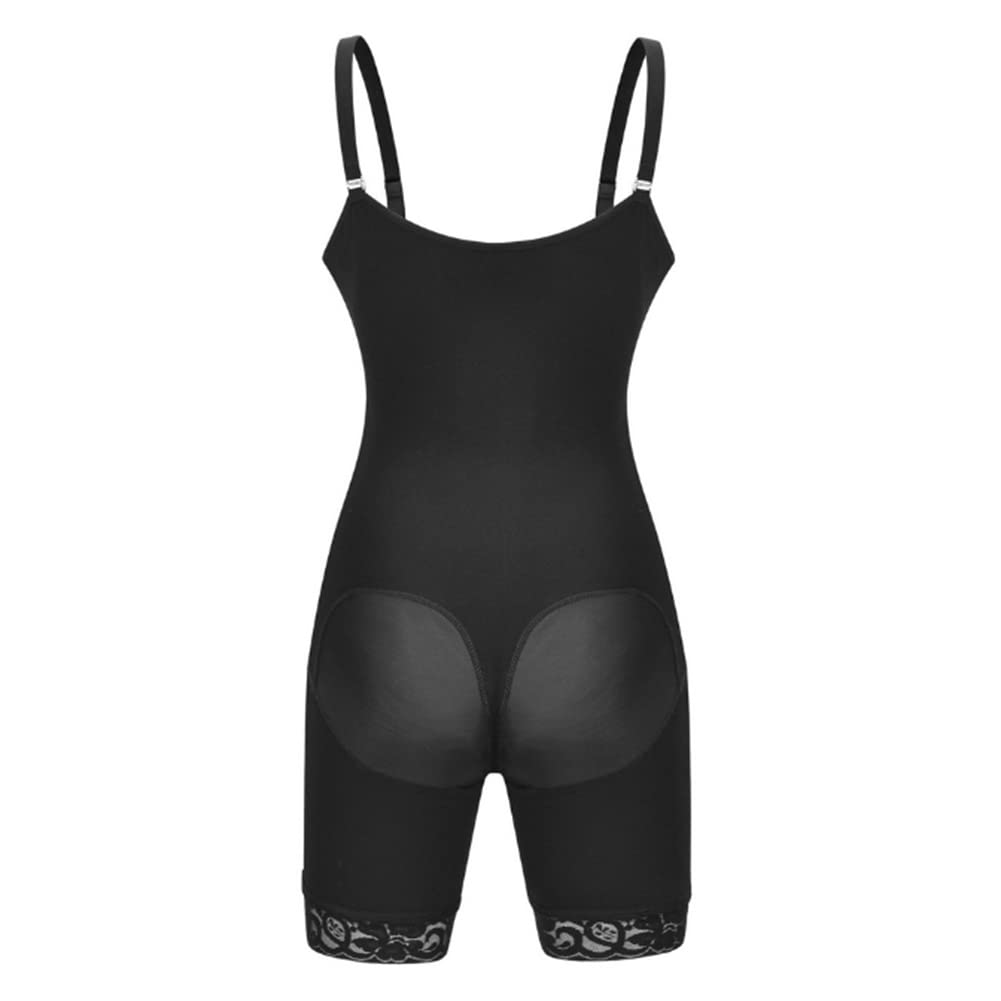 Wysoka kompresja Butt Lifter Body Shaper z przednimi zaciskami Regulowany Jednokolorowy Shapewear Dla Kobiet Bezszwowe Shapery(Czarny-XX-Duży