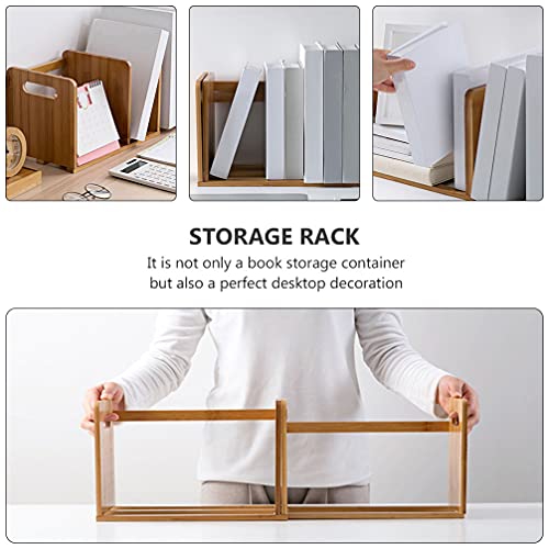 YARNOW Organizador de livros retrátil, expande o espaço de armazenamento, adequado para escritório e