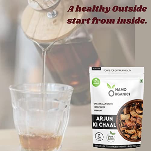 Joke Organic Arjun Ki Chaal - 400 Gm Dried- Arjuna Tree Bark - Raw | Lowers Bad Cholesterol #TOP3