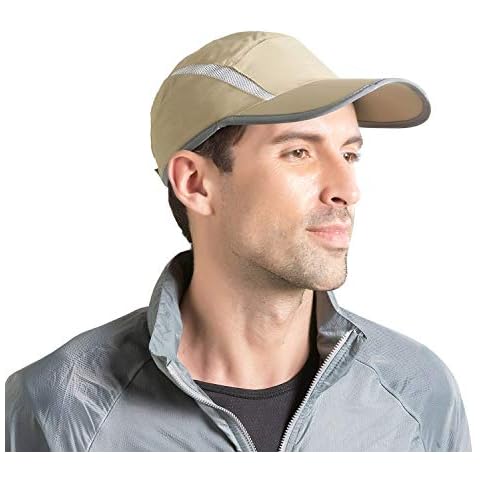 AISIYEDO Baseball Cap Folding Reflective Running Cap Lightweight Sport Hats Cover