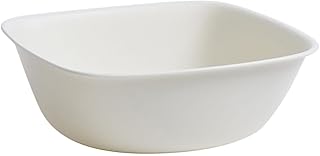 Portable Washbasin for Washing, Multi Purpose Washing Basin Plastic Dish Pan Basin Stackable Vegetable Fruit Wash Pan for Cleaning(S, White)
